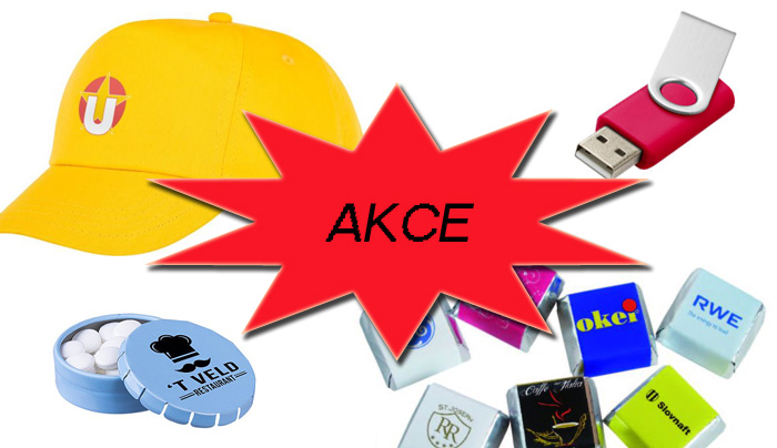 AKCE - 3000 Kč na nákup reklamních předmětů a dárků