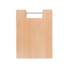 Beech cutting board with metal handle