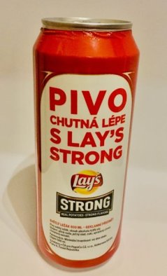 Advertising beer Light lager with print