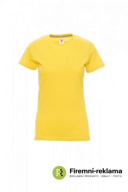 Dámské tričko SUNSET LADY - Barva: atolová modrá, Velikost: L