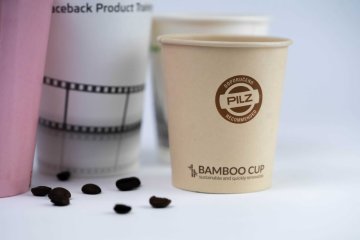 Custom printed paper coffee cups
