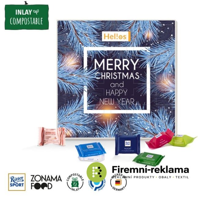 Square advent calendar - Packaging: 100pcs