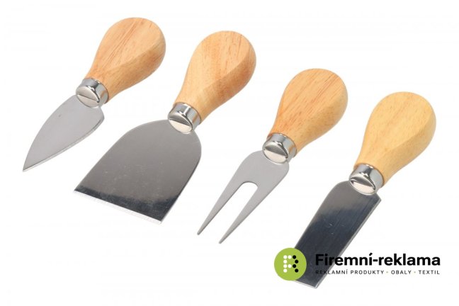 Set of 4 cheese knives