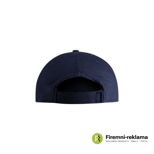 Cap 5 panels with advertising print - Packaging: 100pcs, Colour: blue