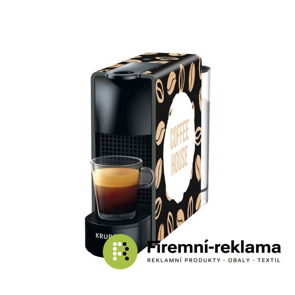 Krups Nespresso Essenza Mini Grey with custom print