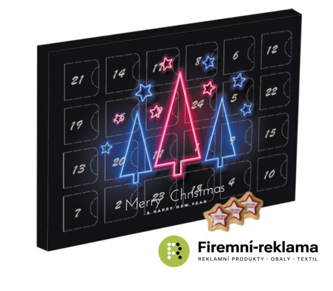 Advent calendar with marzipan stars - Packaging: 500pcs