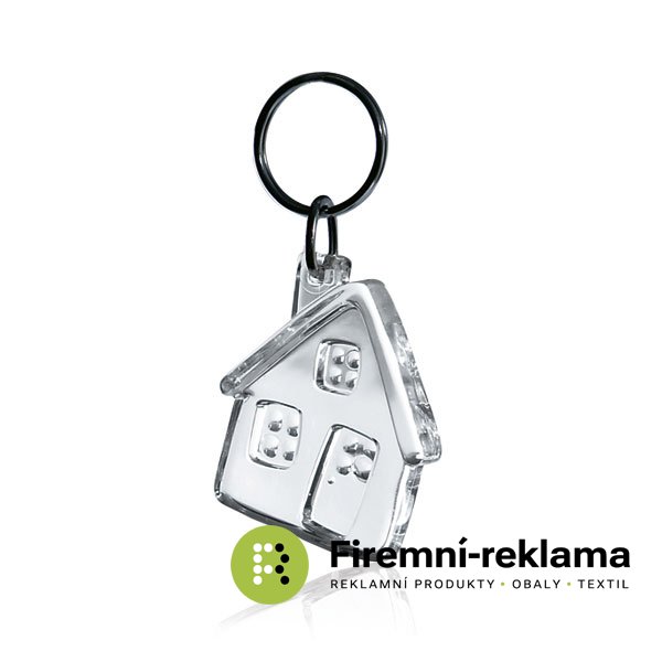 House Keychain - Packaging: 1000pcs, Material: Acrylic, standard ring