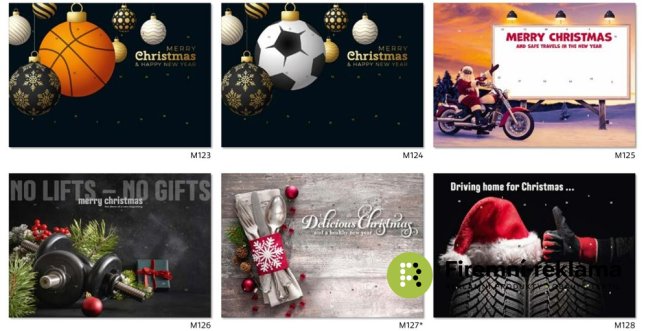 Advent calendar A5 wall/desk - sample motifs