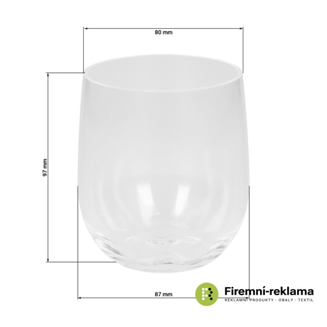 Custom printed plastic cup
