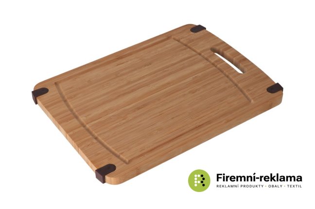 Bamboo non-slip cutting board - large