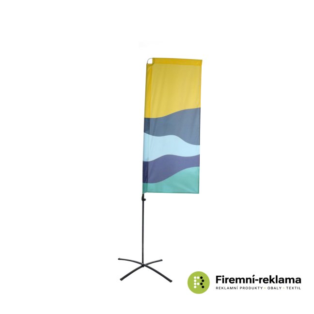 Budget Beach Square Flags - Variant: Beach Flag Budget with fiber glass Square Large
