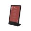 LED L Stand - A5 Portrait Black