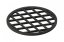 Set of 6 wooden coasters in black with a pattern
