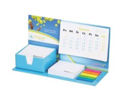 Desk set with calendar