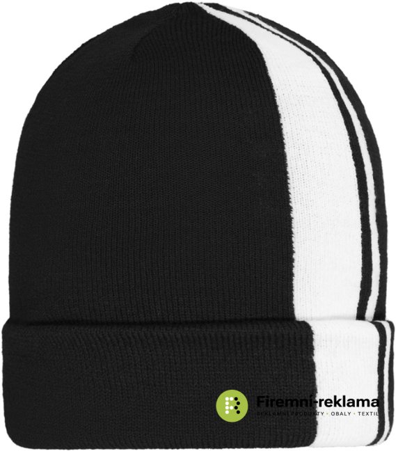 Winter Beanie - Colour: black/white, Size: one size