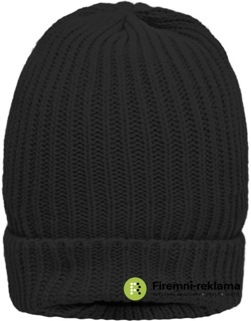 Warm Knitted Cap - Colour: black, Size: one size