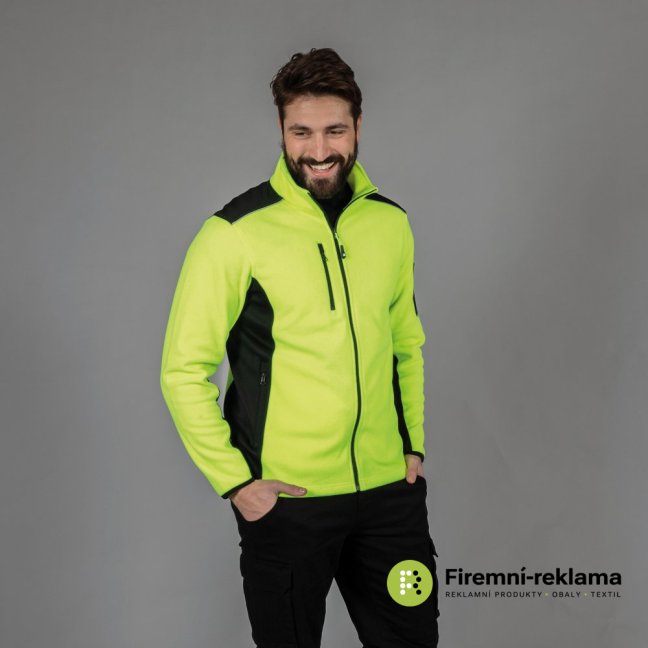 James Ross Polar fleece Baltic - Colour: black/orange, Size: S