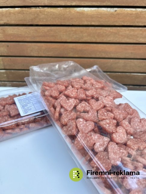 Salámová mini srdíčka - Balení: 100ks