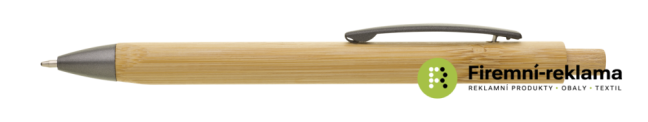 TRILO triangular ballpoint pen - bamboo and metal