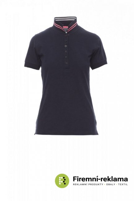 Women's polo shirt NAUTIC LADY - Colour: white/navy blue, Size: M