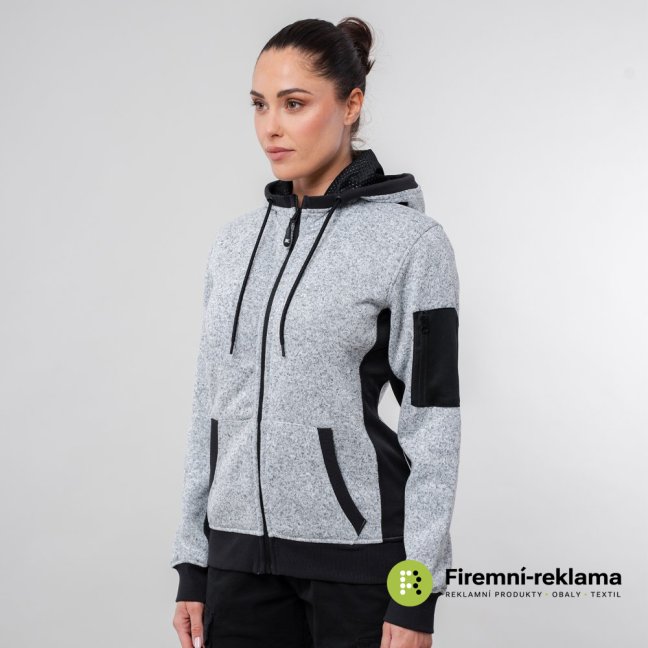 James Ross Knitted fleece New Quebec Lady - Colour: pink, Size: S