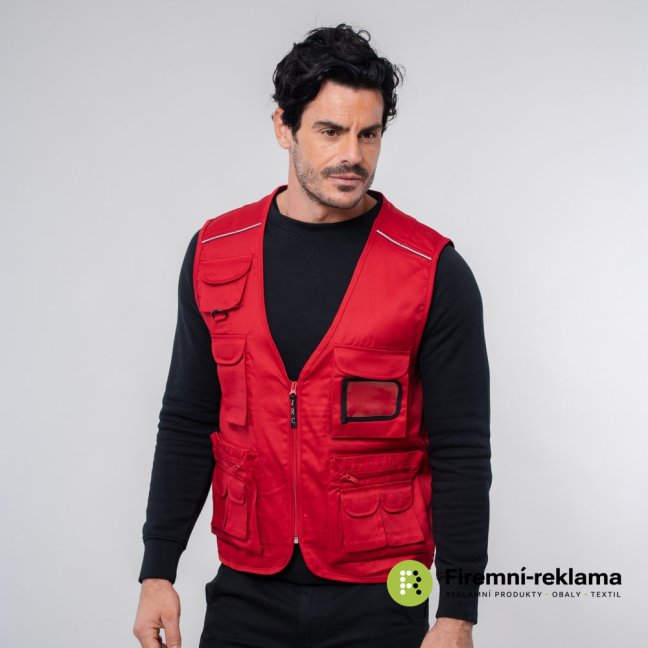 James Ross Waistcoat New Safari - Colour: white, Size: S