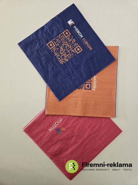 Paper napkins with full digital printing - Packaging: 480pcs