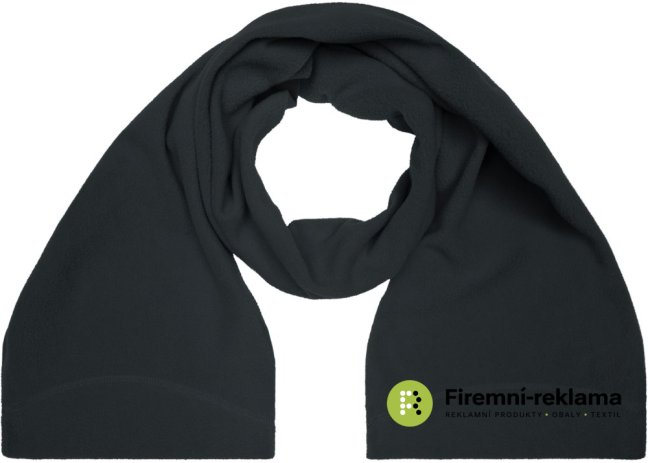 Microfleece Scarf - Colour: black, Size: one size