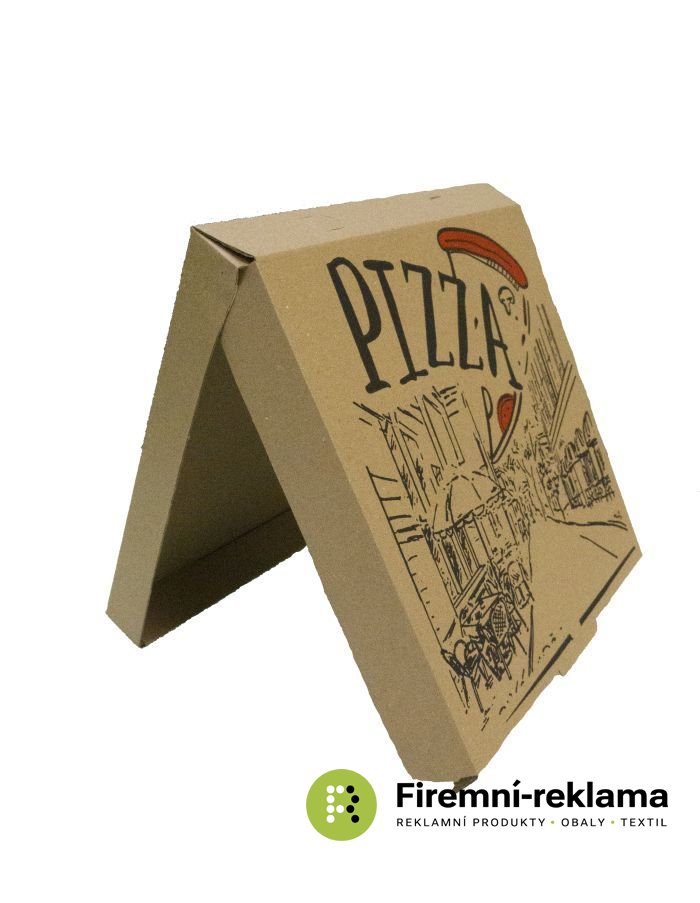 20PIZWH4C - 20 WHITE STOCK PRINT PIZZA BOX 25/CS bflute