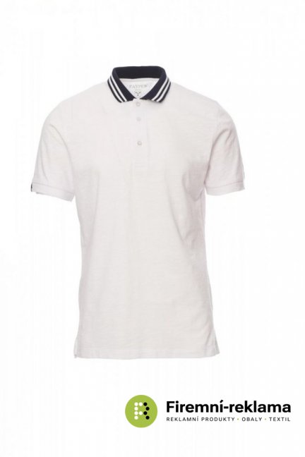 Men's polo shirt NAUTIC - Colour: white/navy blue, Size: L
