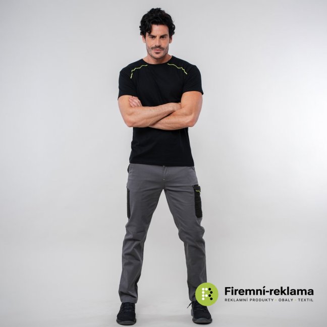 James Ross Pant  Zurigo Bicolor - Colour: grey, Size: S