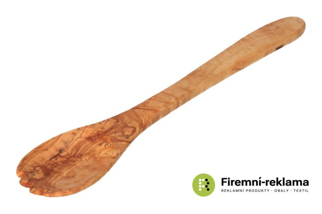 Olive wood salad fork 30 cm