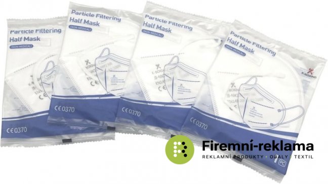 FFP2 anti virus respirators with print - Packaging: 500pcs