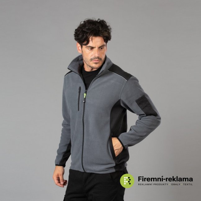 James Ross Polar fleece Baltic - Colour: black/orange, Size: S