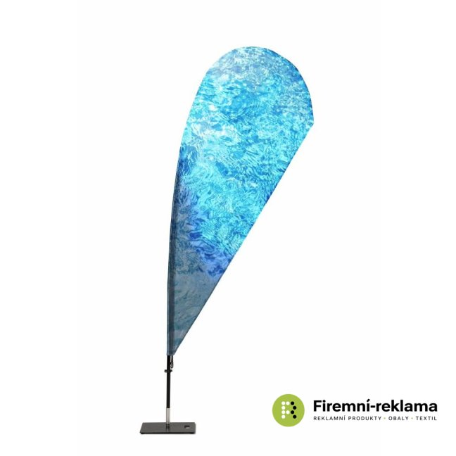 Beach Flag Fiber Drop Print - Variant: Beach Flag Fiber Drop Large Graphic