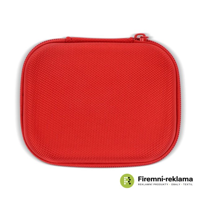 Everest Travel First Aid Kit - 15 first aid items in a red box, suitable for single-color company printing, ideal corporate gift for employees, clients, and business partners