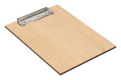 Wooden board with A4 clip - oak