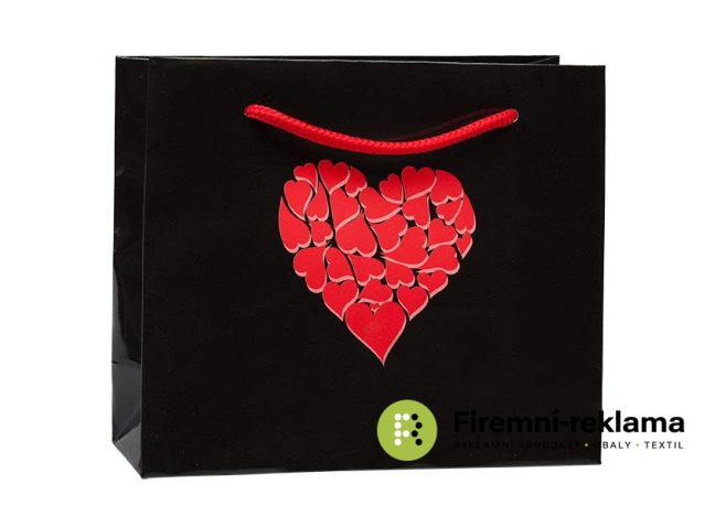 Paper bag VALENTINE - Size: 15x7x15cm