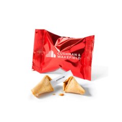 Reklamní sušenky štěstí s personalizovaným vzkazem a obalem