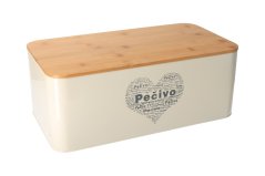 Tin bread pan with lid - heart