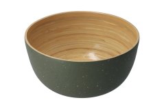 Bamboo bowl concrete - 25 cm