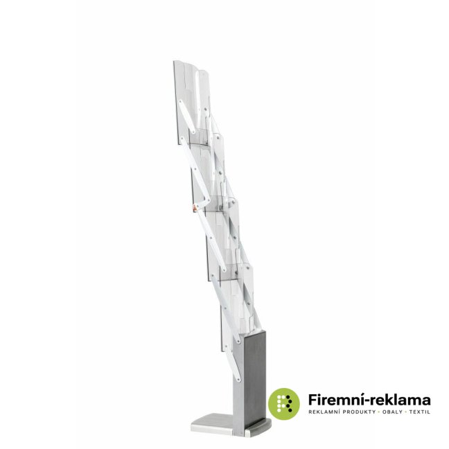 Brochure Holder DeLuxe - Colour: silver