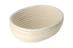 Oval rattan basket 24x18.5x9 cm