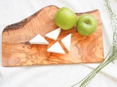 Rustic Olive Wood Cutting Board, 35 cm