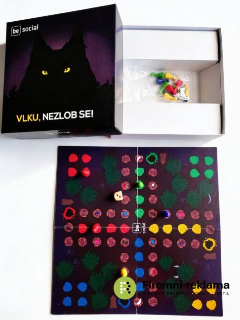 Promotional "Ludo" board game for 6 players, with custom printing on the box and game board—the perfect solution for corporate gifts, events, marketing campaigns, or sales promotions