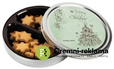 Ginger biscuits in a tin can - Packaging: 50pcs