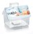 Transparent money box Sweet Home with custom print on the roof