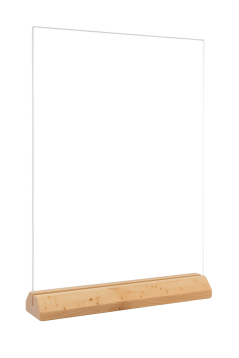 Double-sided A4 menu stand