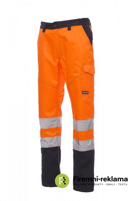 Pánské kalhoty CHARTER - Barva: oranžová fluo, Velikost: L