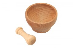 Wooden mortar